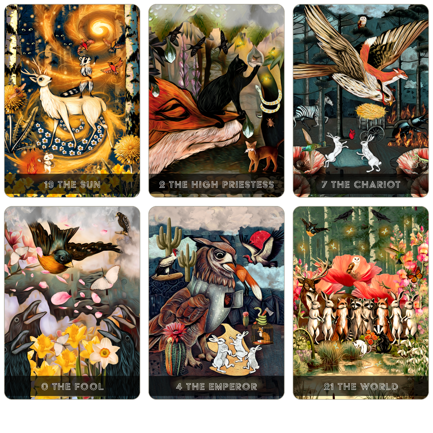 The Garden of Enchanted Creatures Tarot