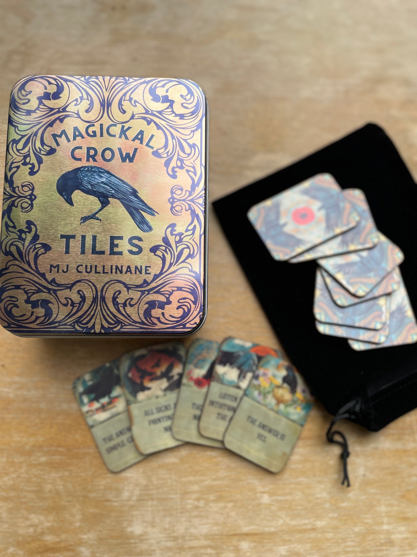 Magickal Crow Tiles- Shipping begins LATE August