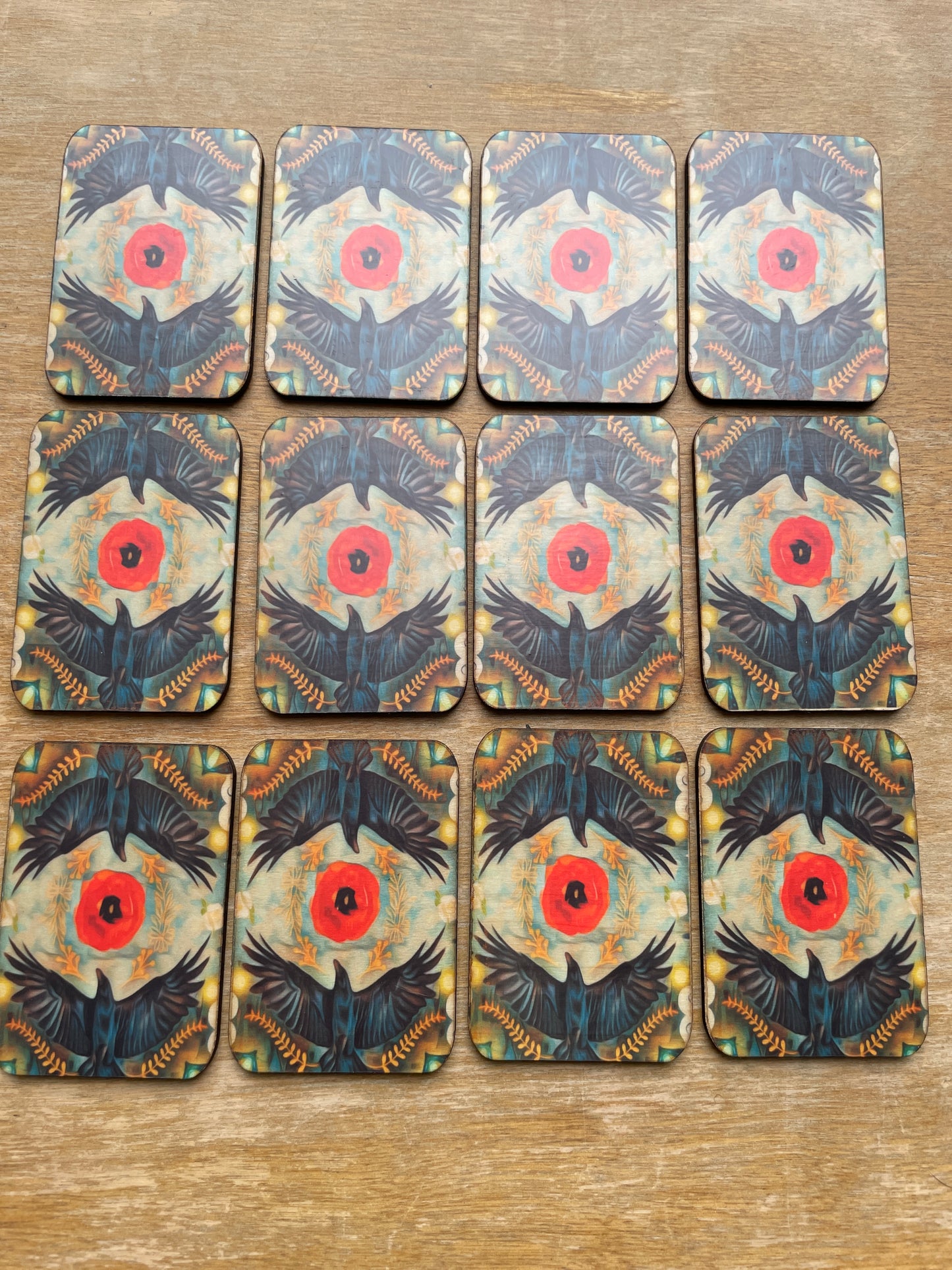 Magickal Crow Tiles- Shipping begins LATE August