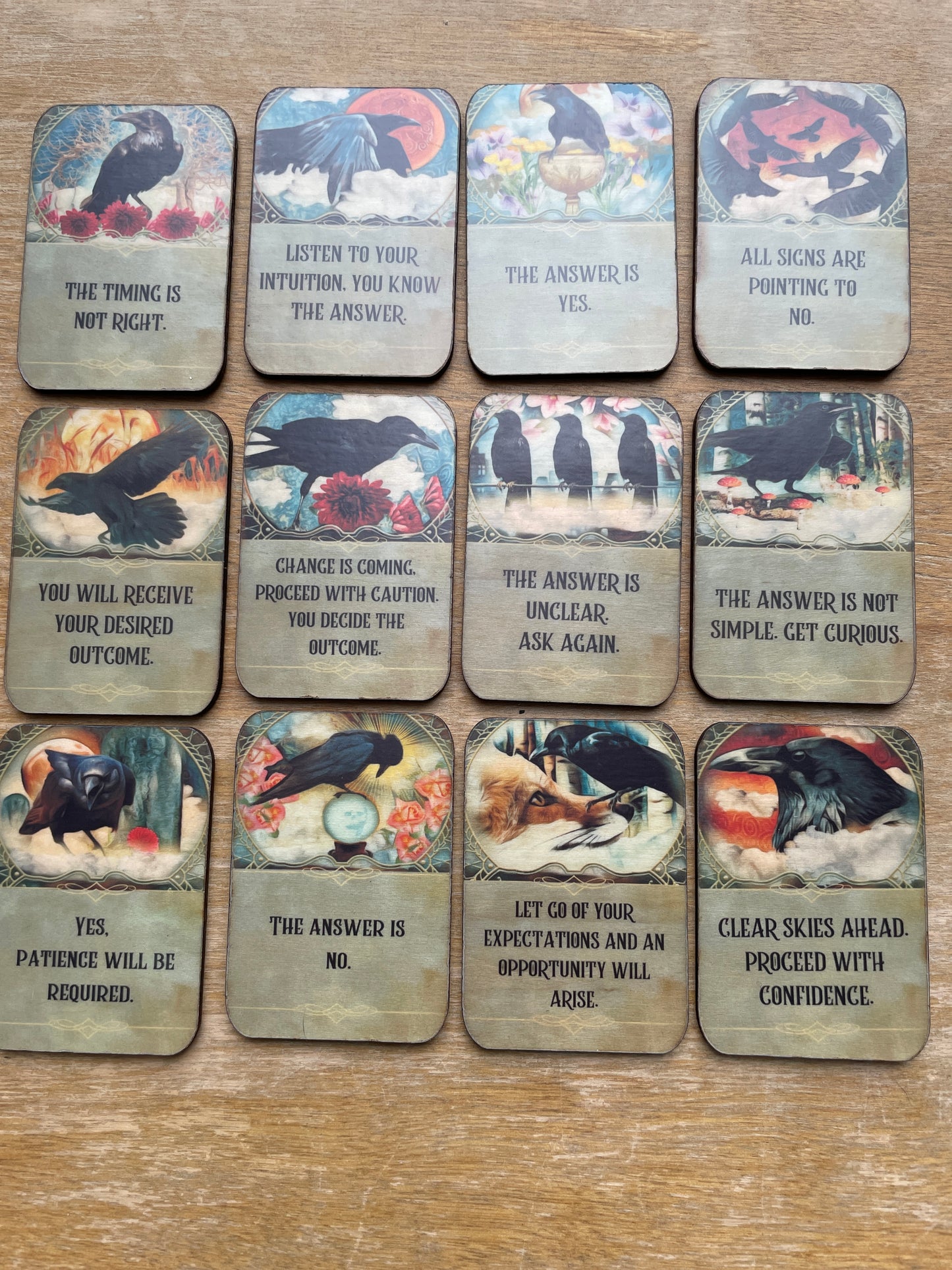 Magickal Crow Tiles- Shipping begins LATE August