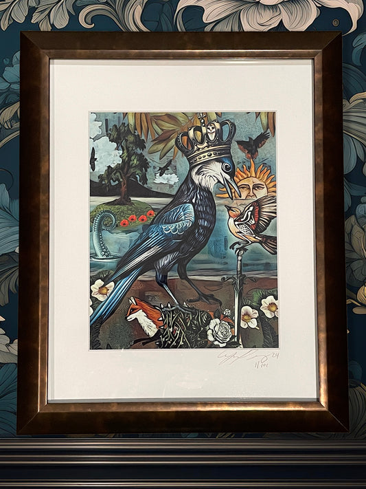 "Queen of Swords" - matted and signed print