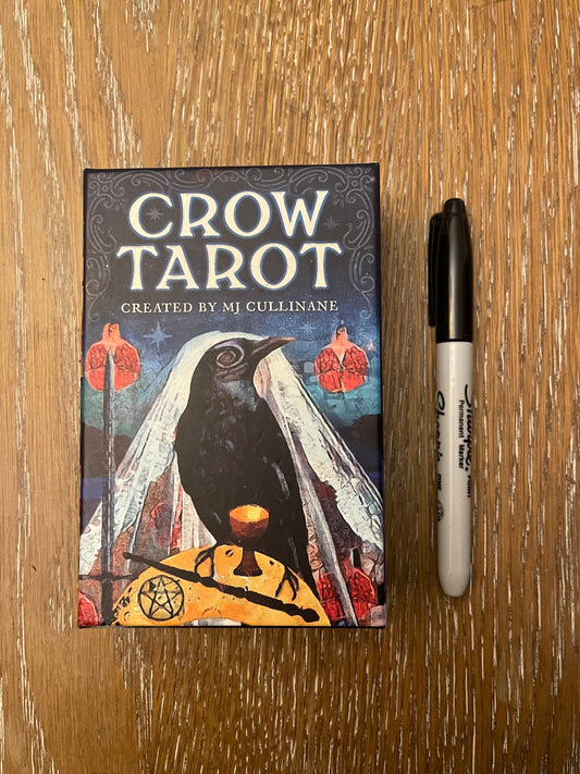 Crow Tarot  and Expanded Guidebook COMBO SIGNED