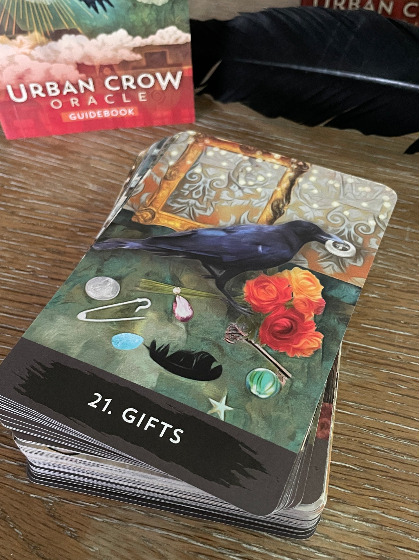 SIGNED -URBAN CROW ORACLE- PUBLISHED BY HAY HOUSE